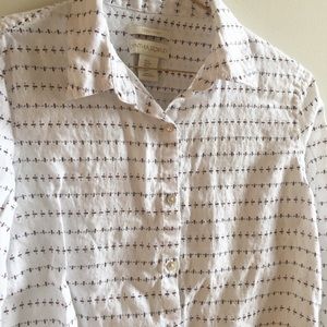 Cynthia Rowley Linen Bee Top 🐝